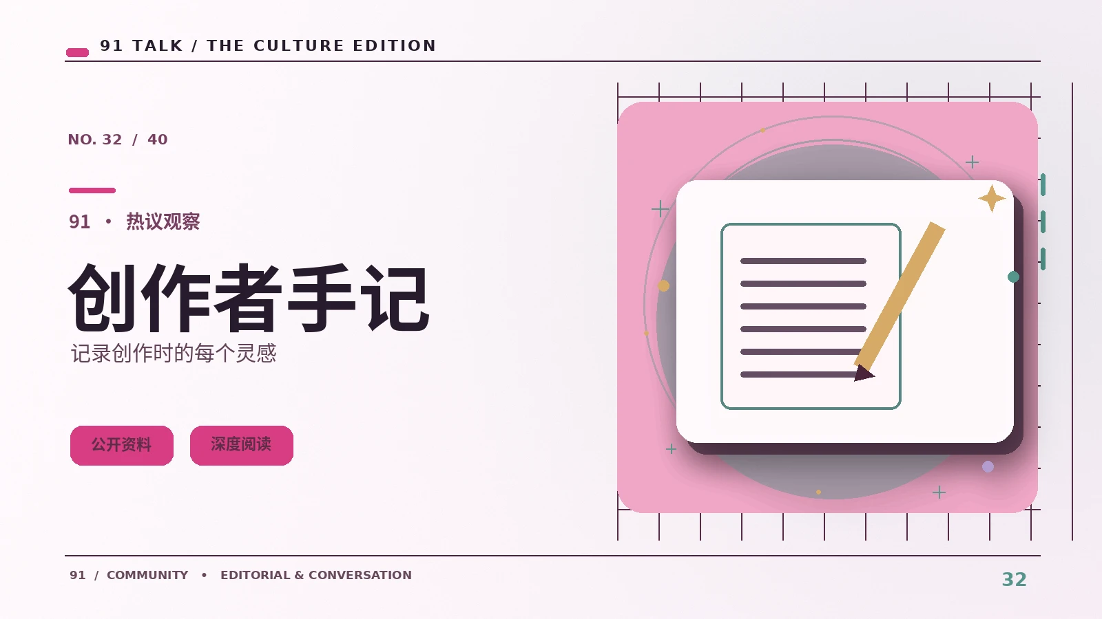 创作者手册